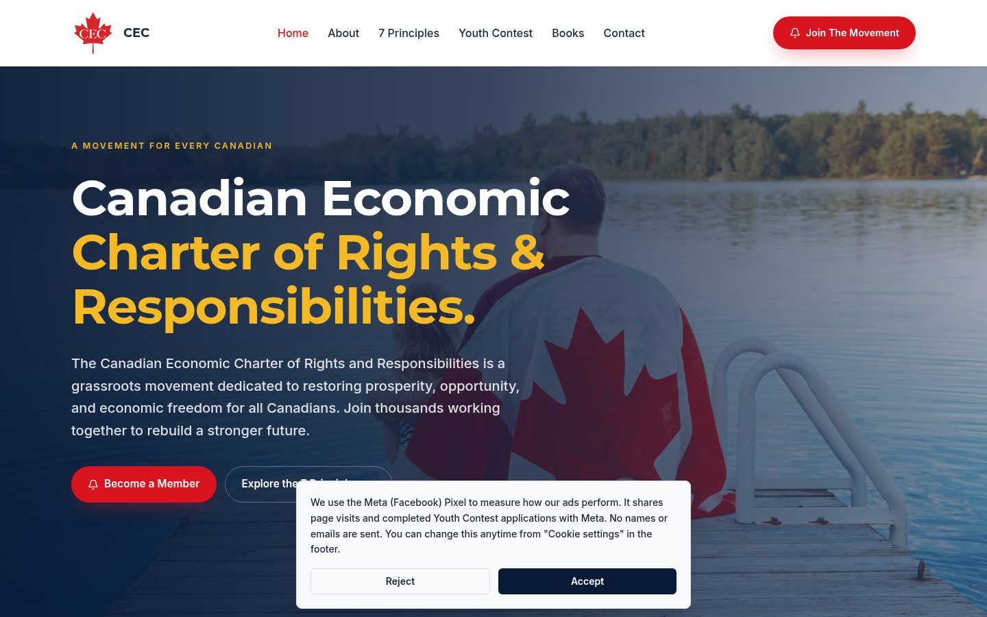 Canadian Economic Charter screenshot
