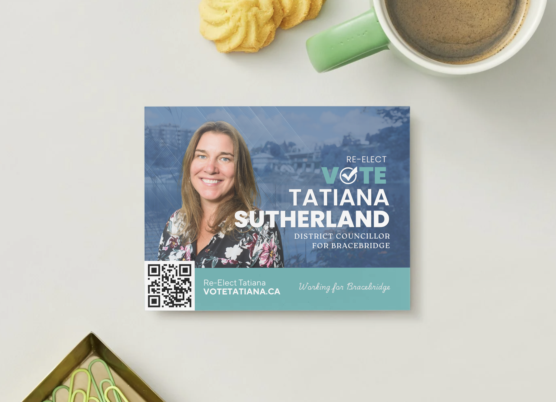 Tatiana Sutherland Municipal Campaign — Campaign postcard 2