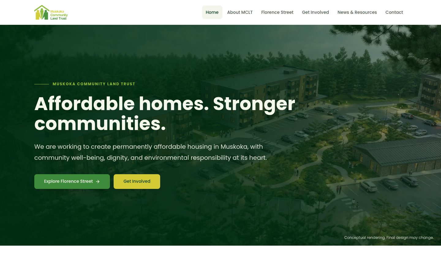 Muskoka Community Land Trust screenshot